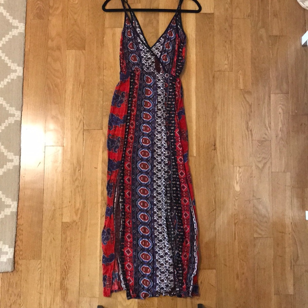 Multi color maxi dress
